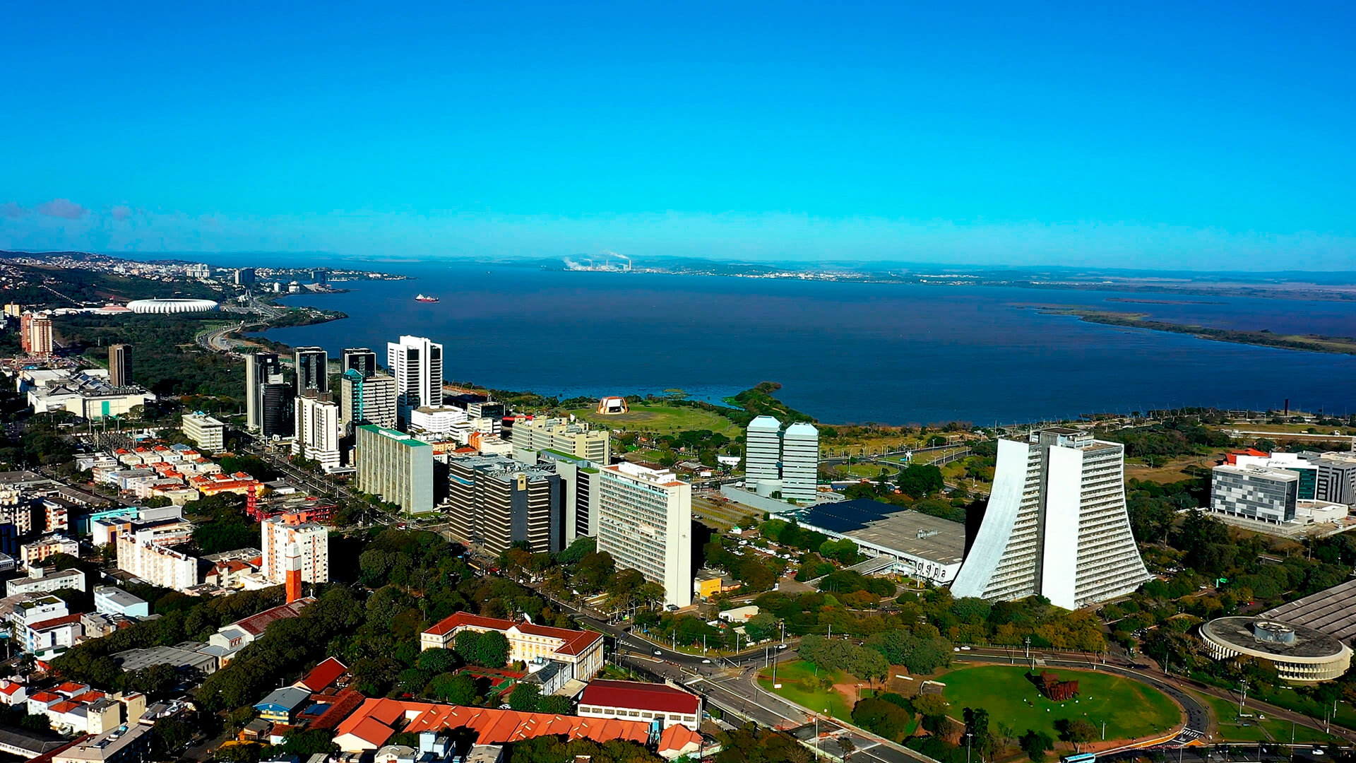 Vista de Porto ALegre no Rio Grande do Sul