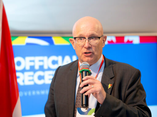 Encontro com o ministro do governo de Saskatchewan