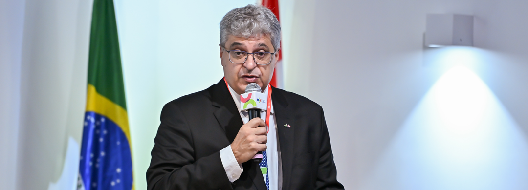 Hilton Nascimento, durante o 4º Fórum Econômico Brasil-Canadá